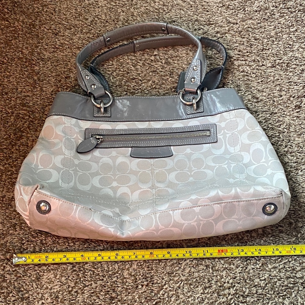 Coach Shoulder Bag Gray
